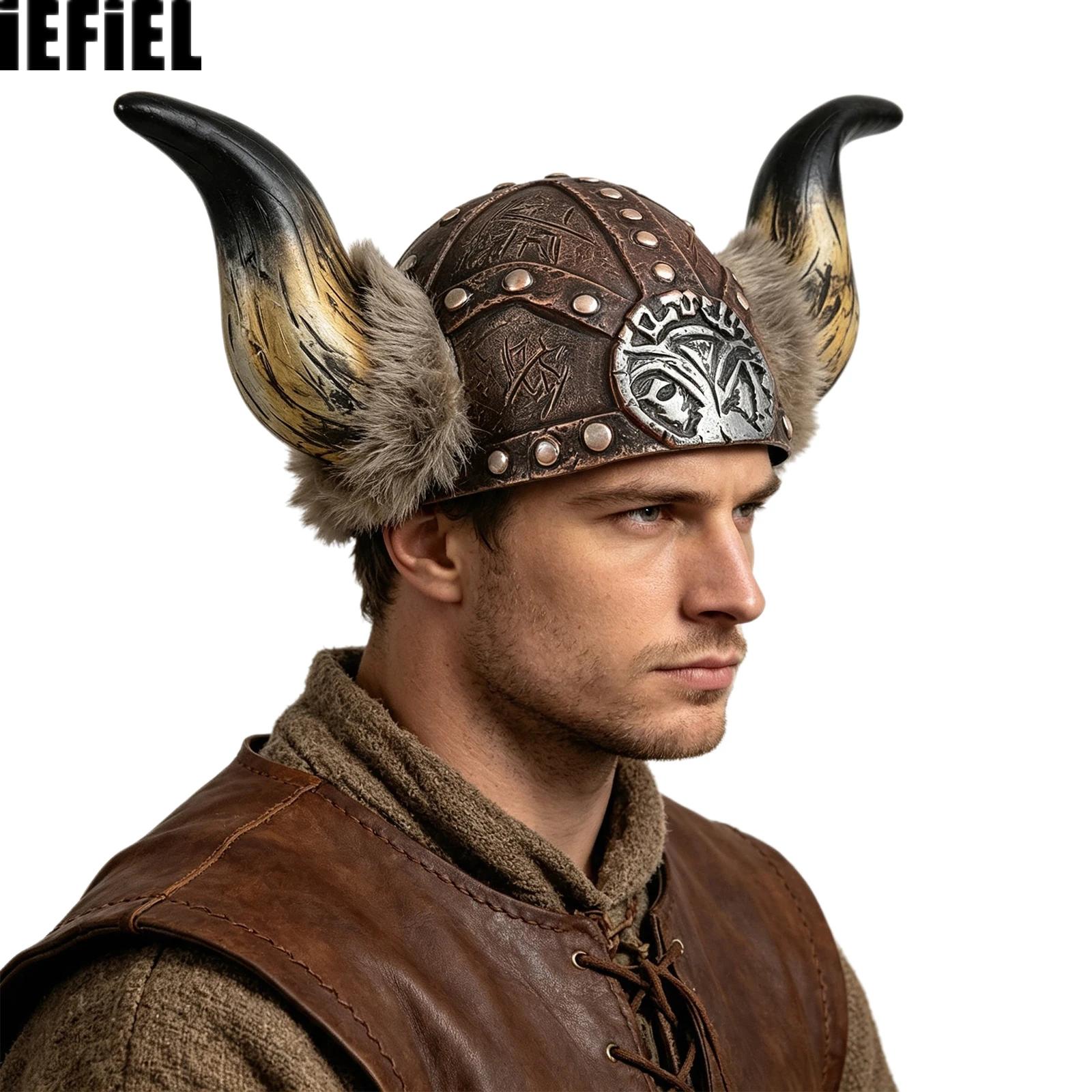 Women'S Viking Accessories - Men Women Viking Warrior Hat Horned