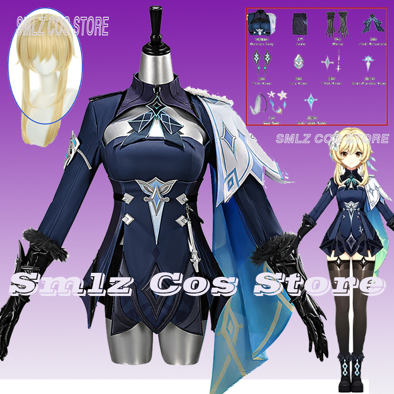 Women'S Anime Accessories - 2026 Genshin Impact Traveler Lumine Cosplay