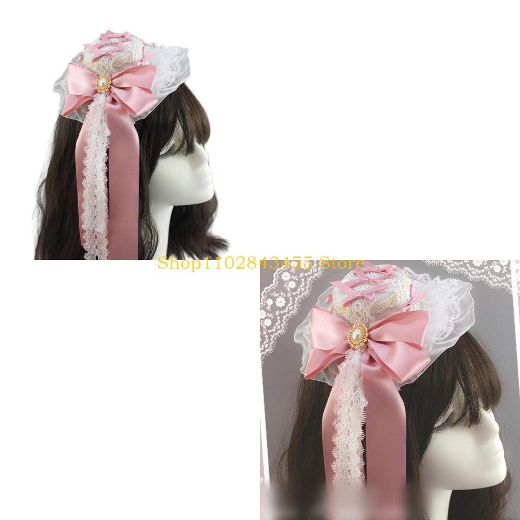 Women Accessories Description - 49MC Sang Trọng Viền Ren Mũ