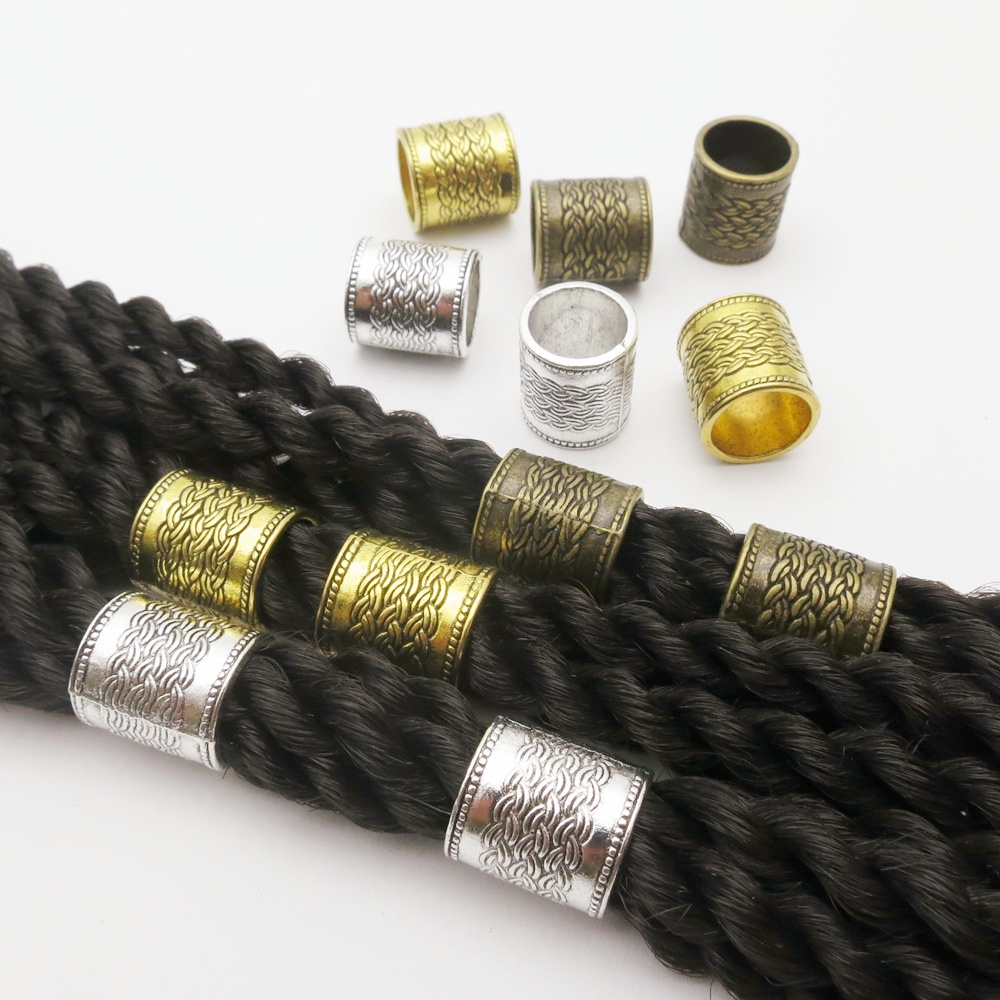 Women'S Viking Accessories - 10Pcs/Pack Big Large Hole Alloy viking