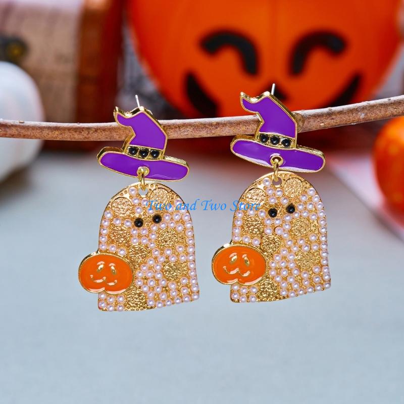 Women Accessories Description - Cặp bông Halloween bằng hợp kim