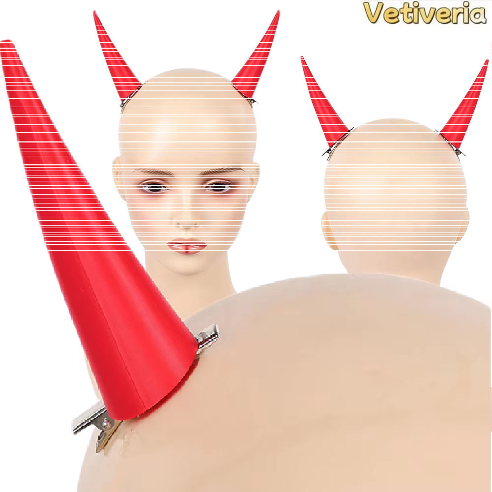 Women'S Red Accessories - Fantasia Power Cosplay Red Horn Props