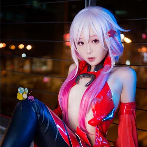 Women'S Anime Accessories - Evil Crown Inori Cosplay Wig Tee-layer