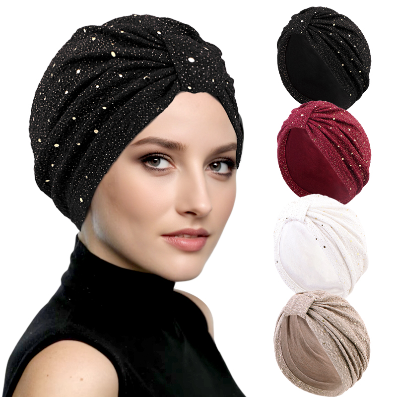 Women Accessories India - Women Muslim Knotted Turban Headscarf Twist