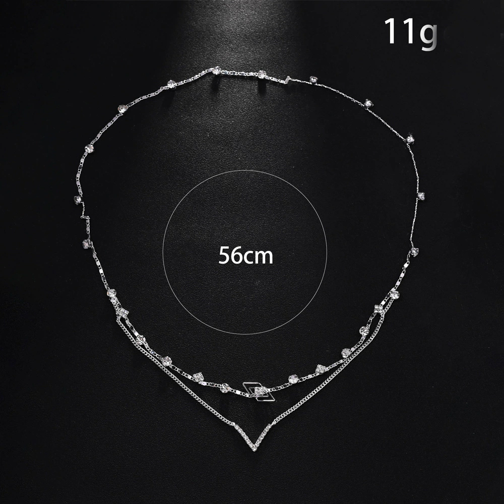 Charm Rhinestone V Hair Chain  - đánh giá và giá Women Accessories India