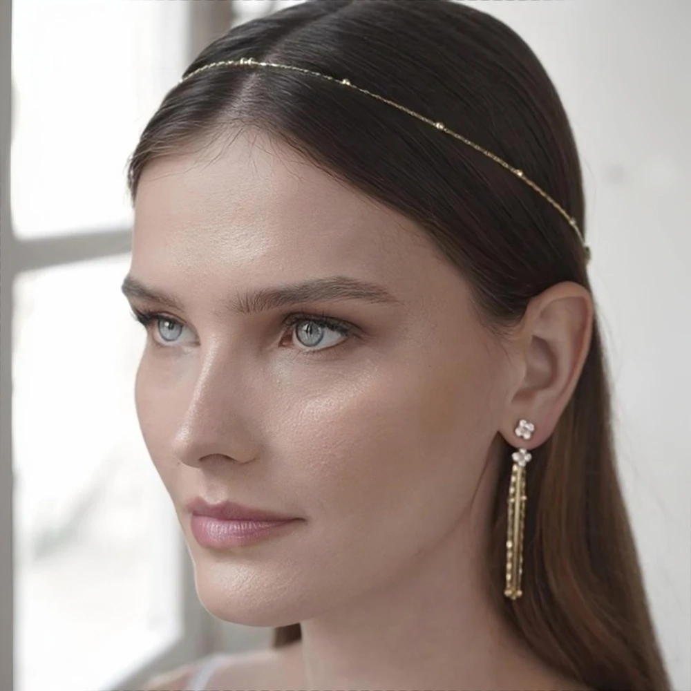 Charm Rhinestone V Hair Chain  - đánh giá và giá Women Accessories India