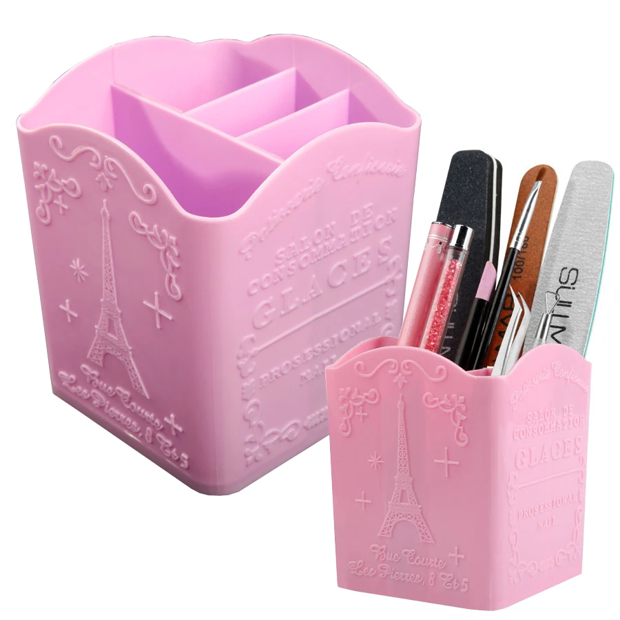 4-Compartment Nail Art Brush H - đánh giá và giá Women Accessories Organizer