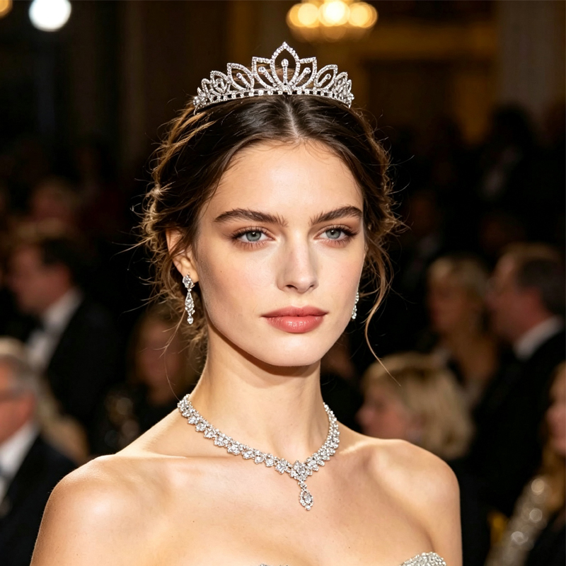 Silver Color Sparkling Rhinest - đánh giá và giá Women'S Hair Accessories Wedding