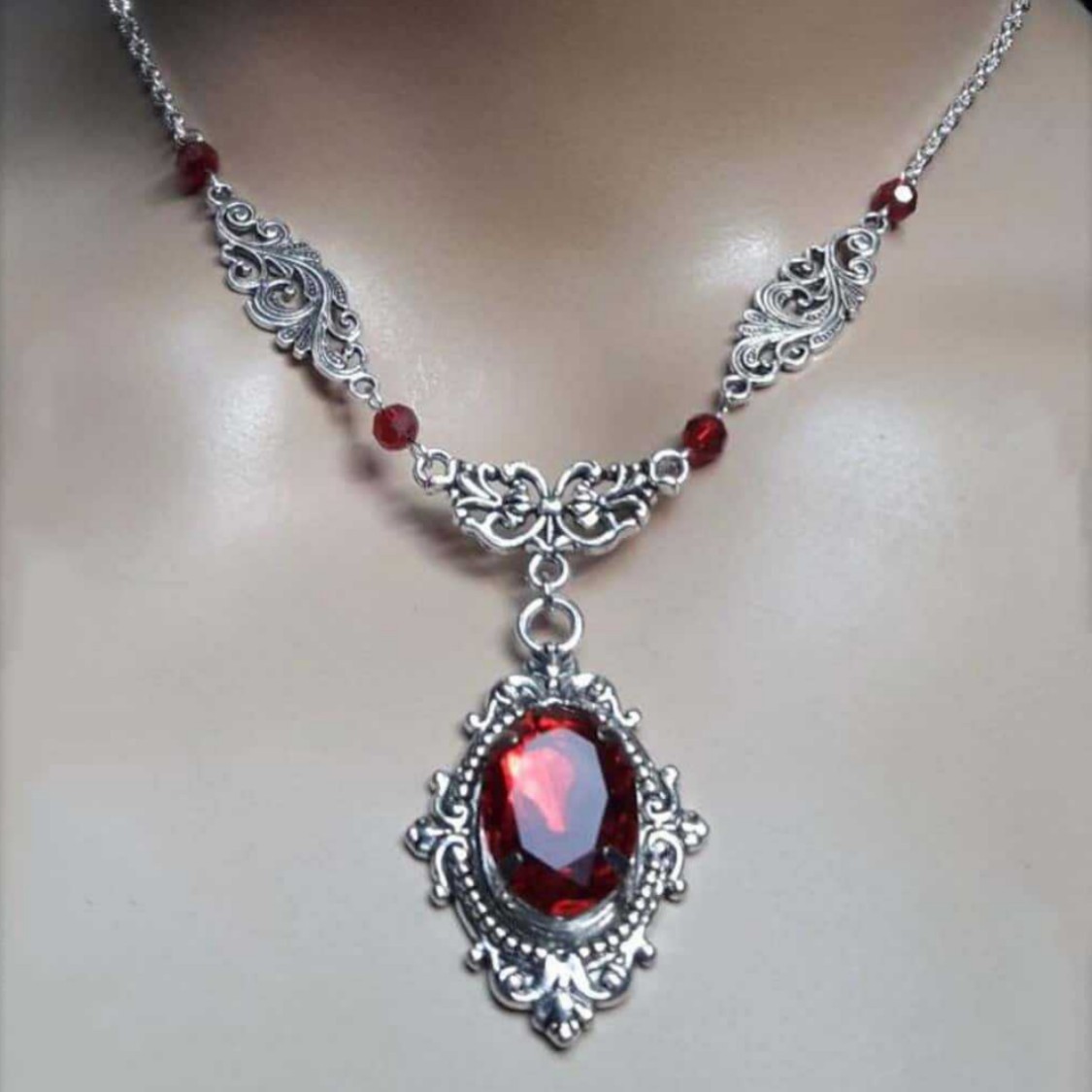 Purple Magic Water Drop Neckla - đánh giá và giá Women'S Victorian Accessories
