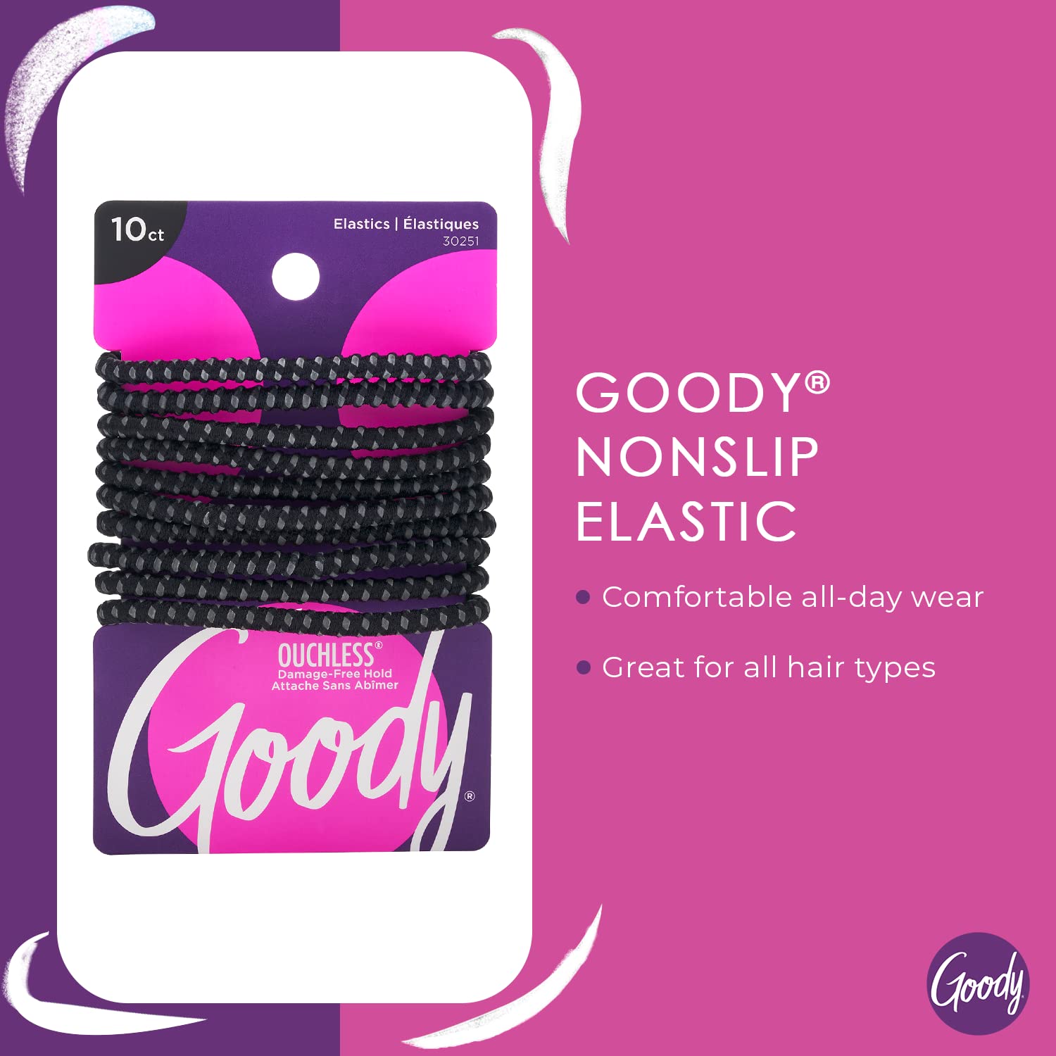 No Slip Hair Ties 10 Ct Black  - đánh giá và giá Women Accessories Images