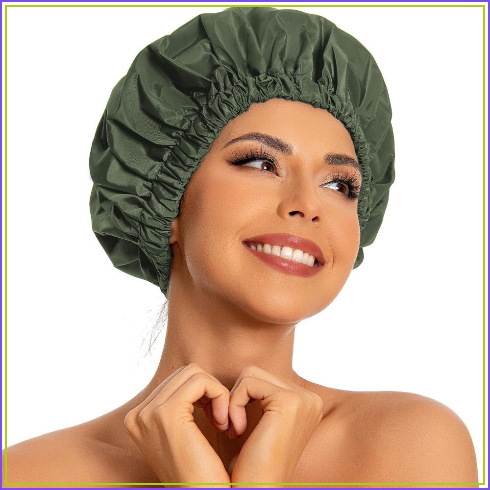 Reusable Waterproof Shower Cap - đánh giá và giá Women Accessories Images