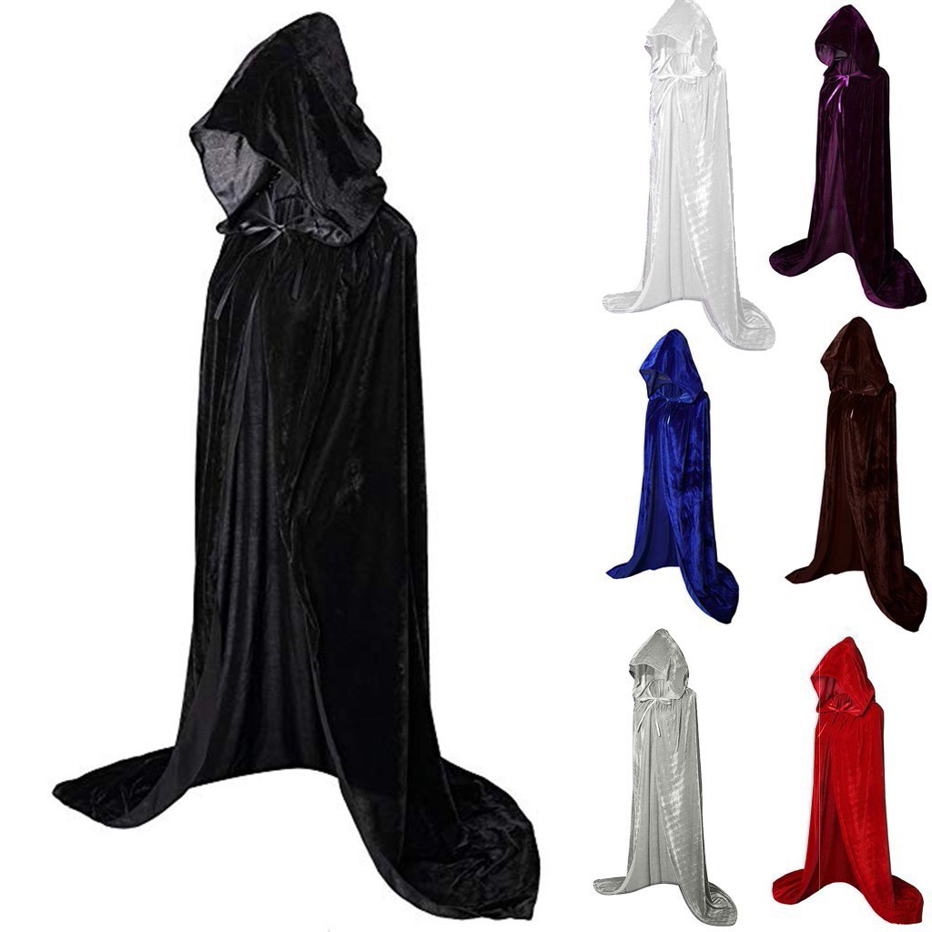 Halloween Cloaks Gothic Hooded - đánh giá và giá Women'S Vampire Accessories