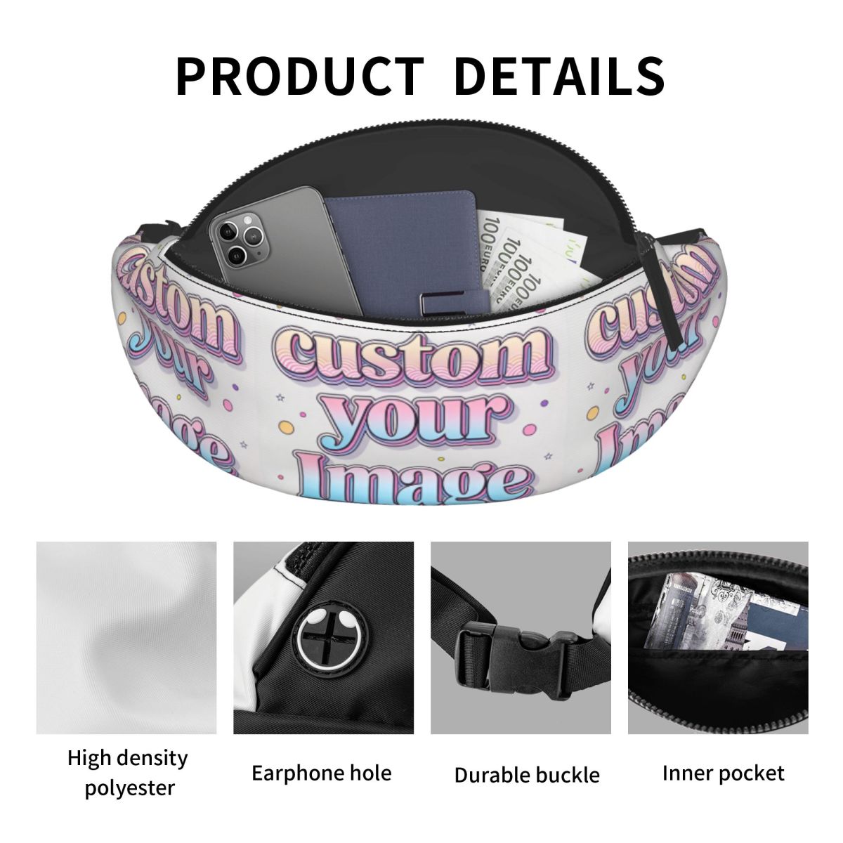 Custom Your Photo Logo Text Fa - đánh giá và giá Women Accessories Images