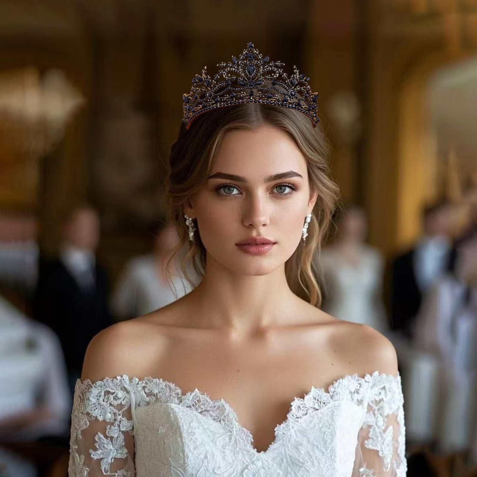 Bridal Crown Sparkling Tiara f - đánh giá và giá Women'S Hair Accessories Wedding