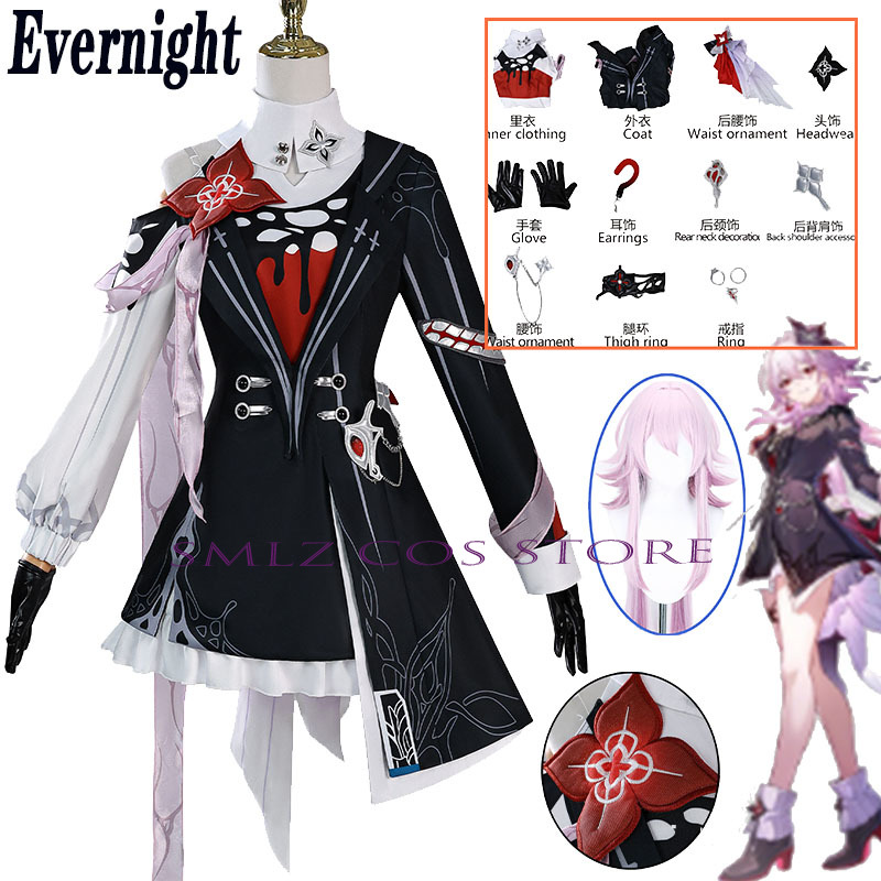 Newly Evernight Cosplay Honkai - đánh giá và giá Women'S Anime Accessories