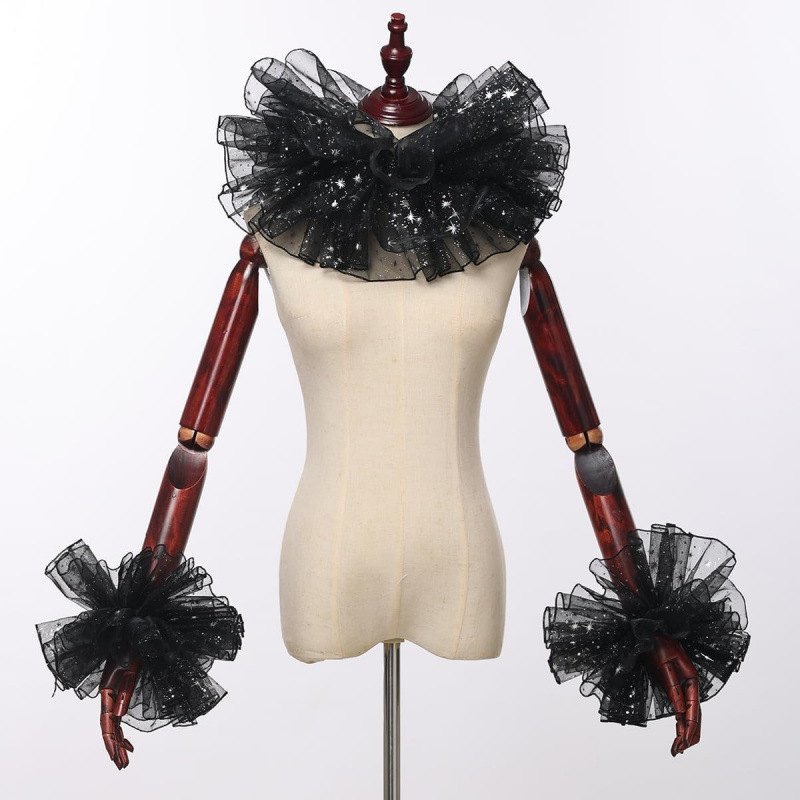 Jester Ruffled Collar Neck Ruf - đánh giá và giá Women'S Victorian Accessories