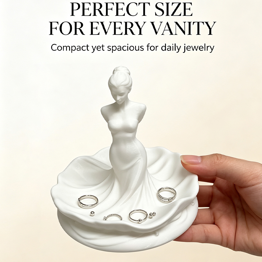 White Long Dress-Shaped Jewelr - đánh giá và giá Women Accessories Store