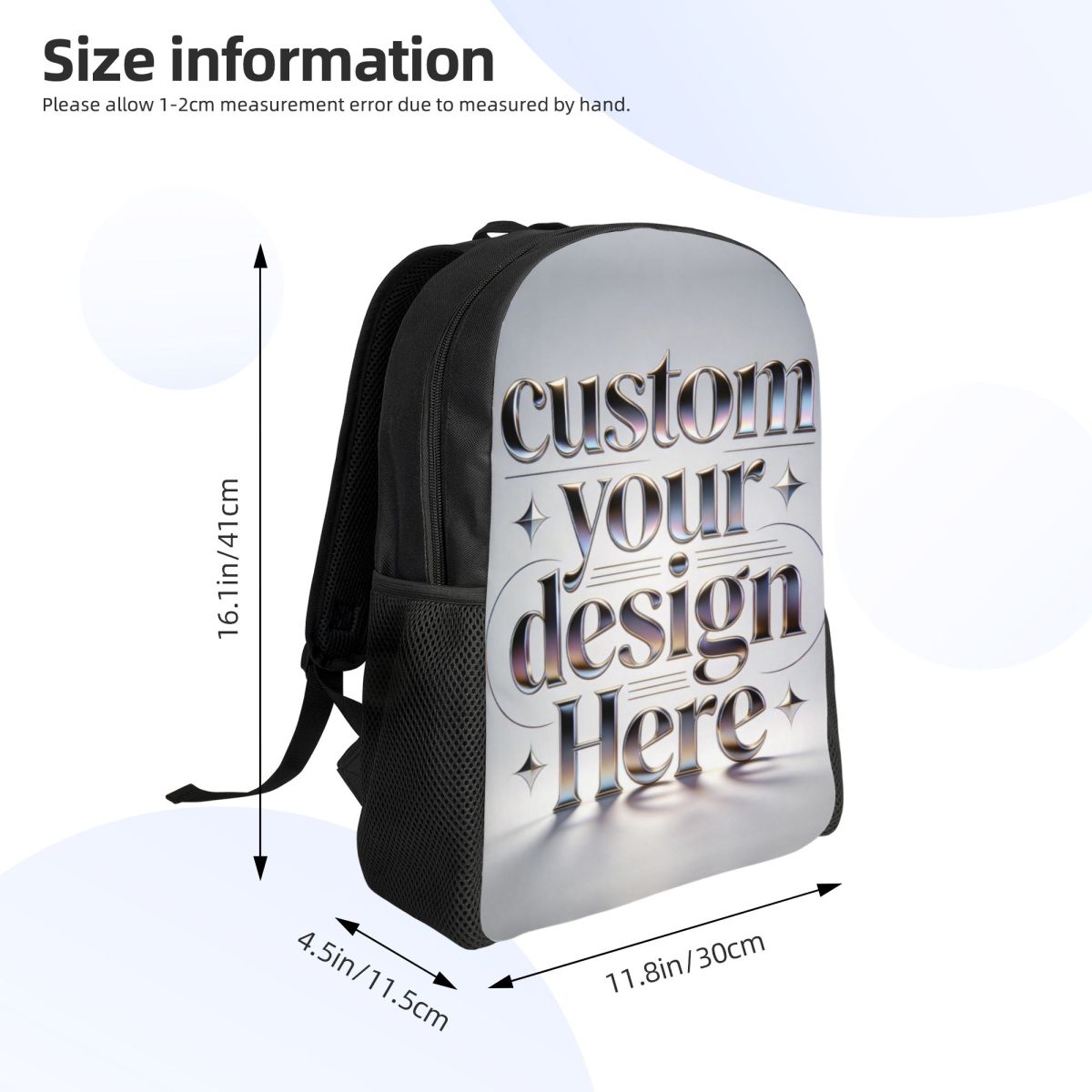 Custom Your Photo Logo Text Ba - đánh giá và giá Women Accessories Images