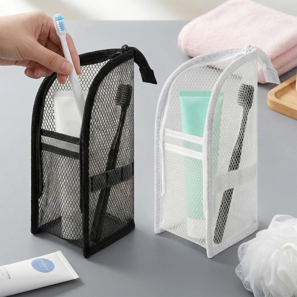 Mesh Toiletry Bag Breathable Q - đánh giá và giá Women Accessories Organizer
