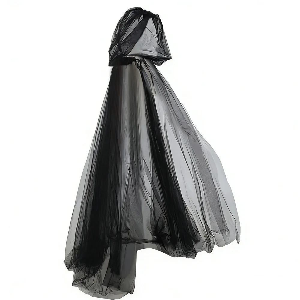 Black Bridal Shawl Witch Cospl - đánh giá và giá Women'S Vampire Accessories