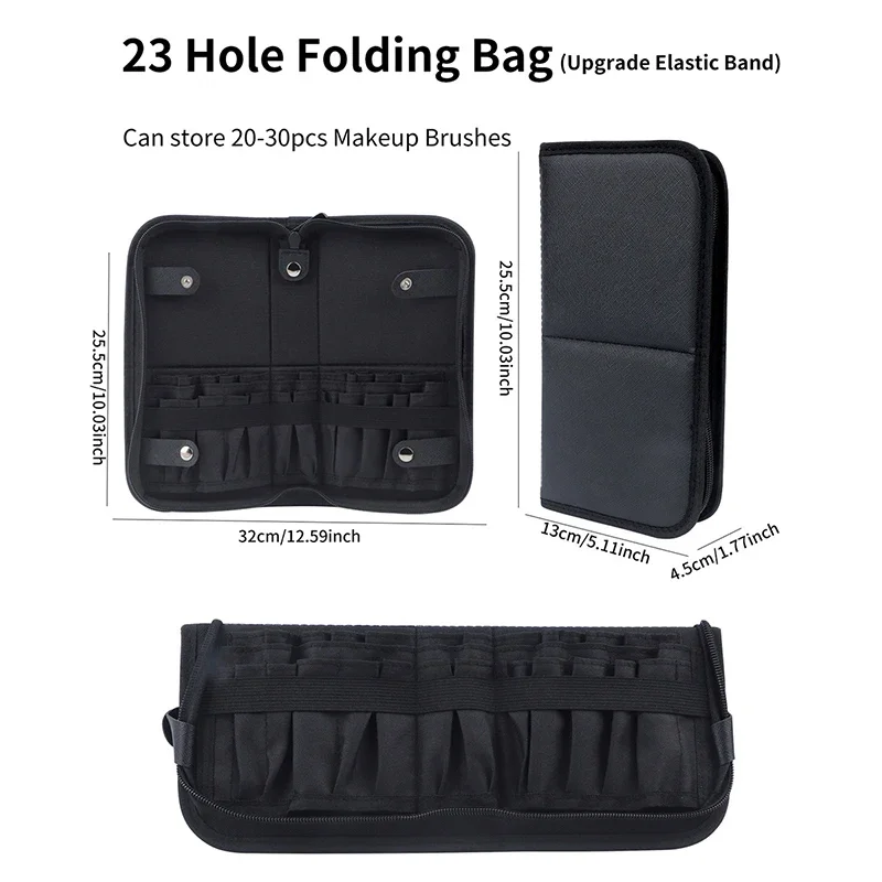 29/23 Holes Foldable Makeup Br - đánh giá và giá Women Accessories Organizer