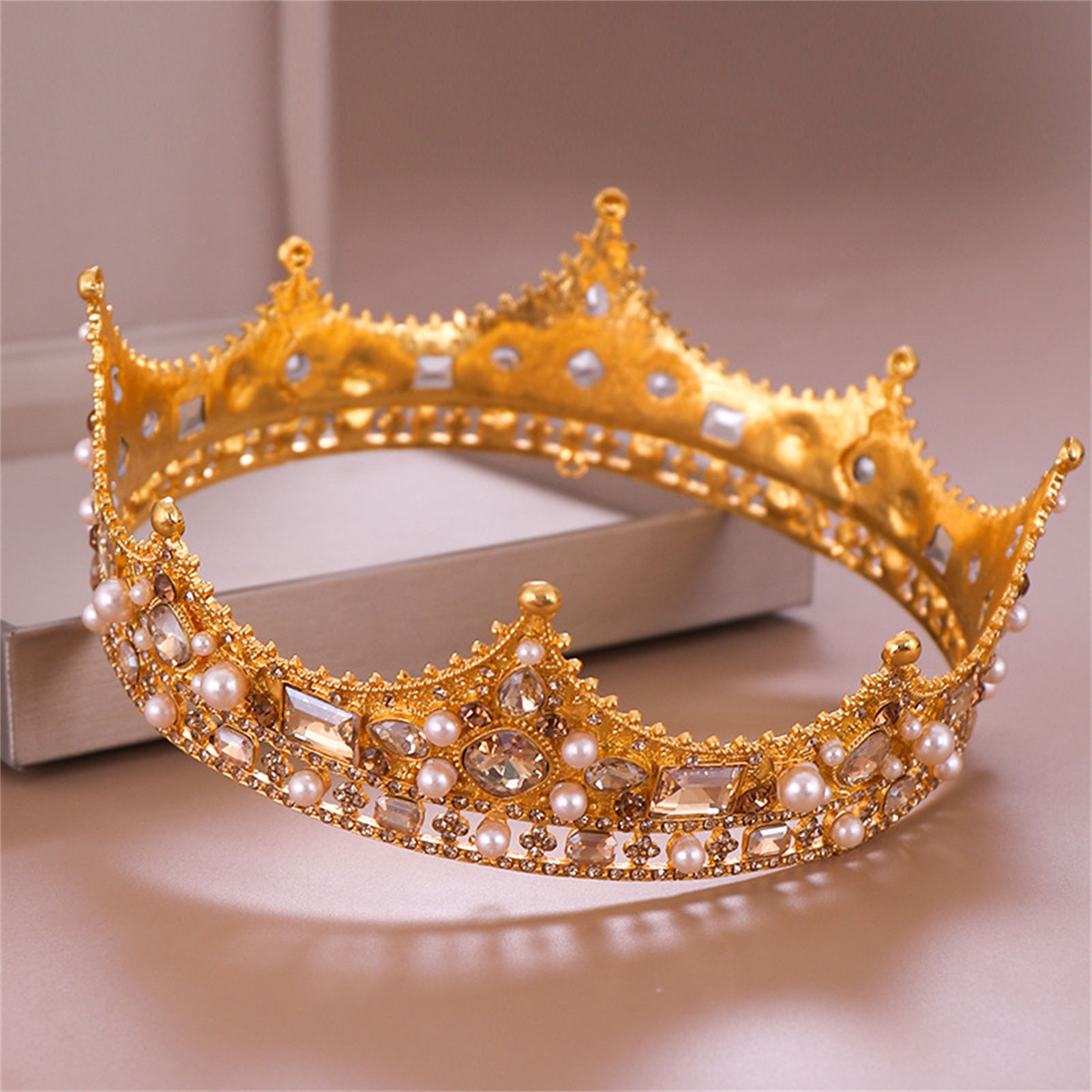 Bridal Crown Rhinestone Tiara  - đánh giá và giá Women'S Hair Accessories Wedding