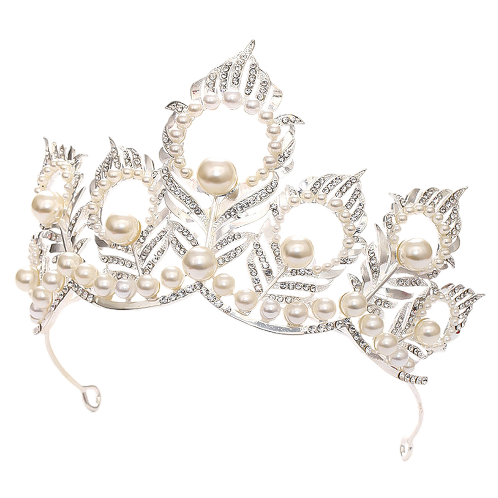 Pearl Crown Headpiece With Pea - đánh giá và giá Women'S Hair Accessories Wedding