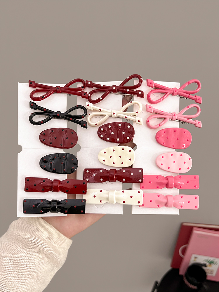 Sweet Cool Polka Dot  Knot Hai - đánh giá và giá Women'S Red Accessories